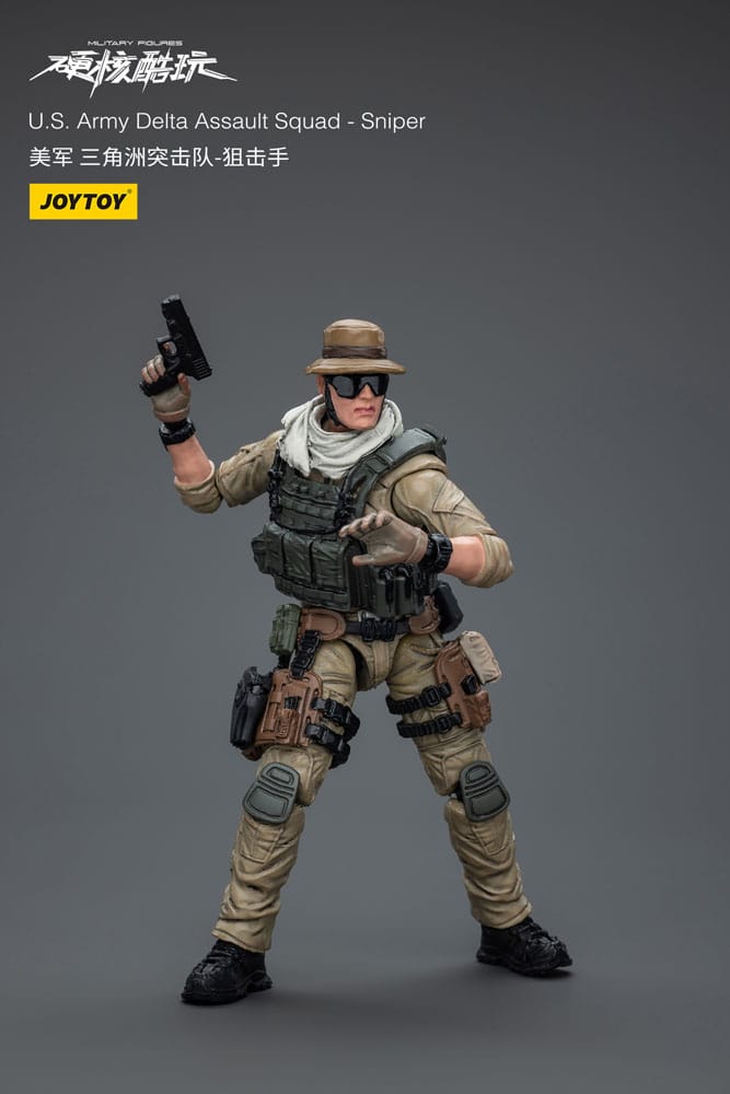 Hardcore Coldplay Actionfigur 1/18 U.S. Army Delta Assault Squad Sniper 11 cm Image 4