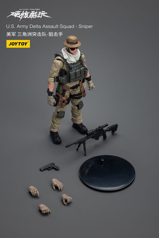 Hardcore Coldplay Actionfigur 1/18 U.S. Army Delta Assault Squad Sniper 11 cm Image 5