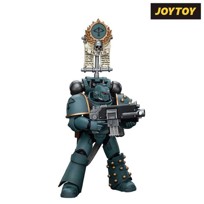 Warhammer The Horus Heresy Actionfigur 1/18 Sons of Horus MKIV Tactical Squad Legionary with Legion Vexilla 12 cm Image 5