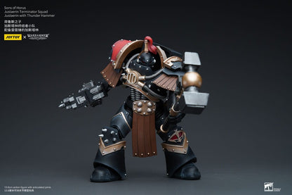 Warhammer The Horus Heresy Actionfigur 1/18 Sons of Horus Justaerin Terminator Squad Justaerin with Thunder Hammer 12 cm Image 7