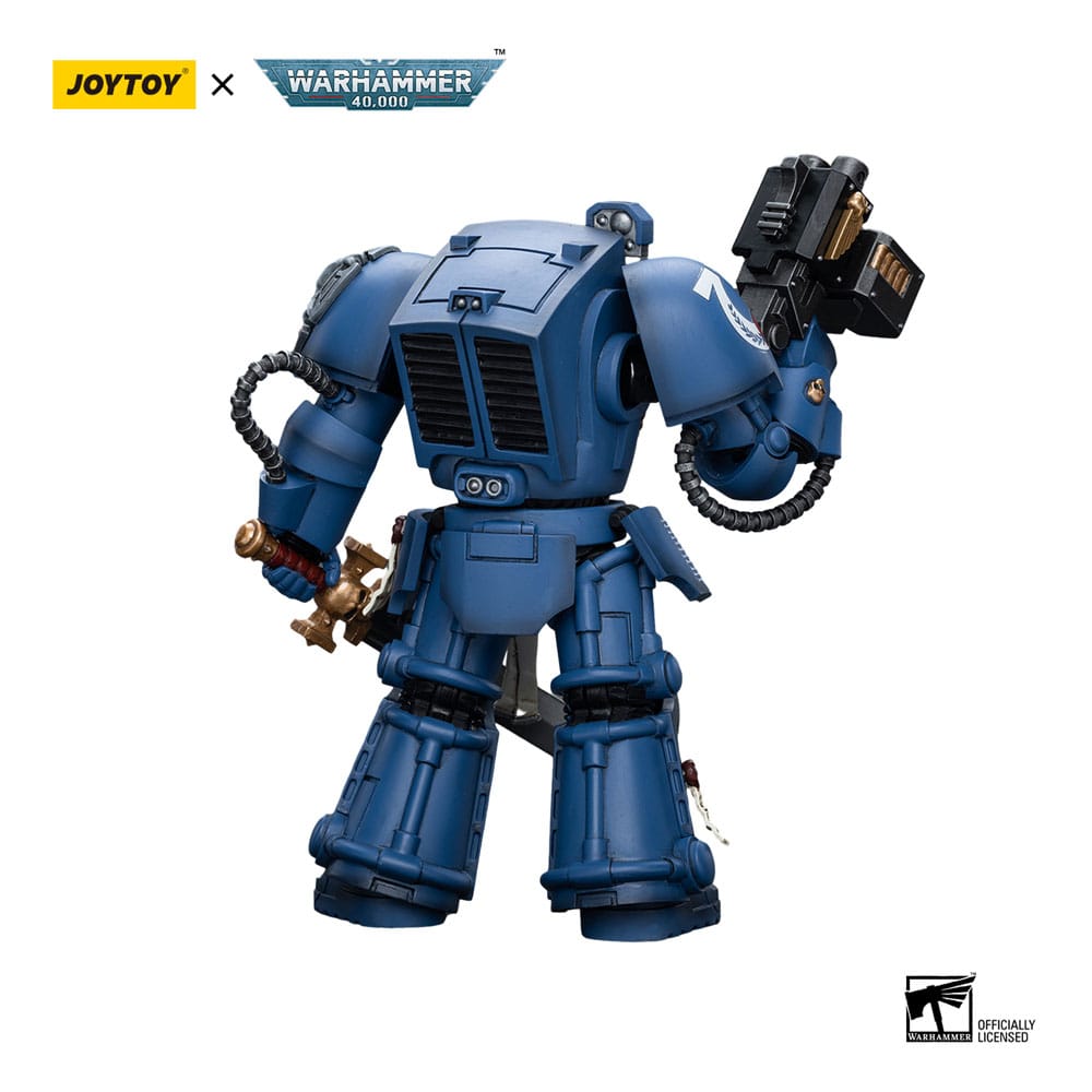 Warhammer 40k Actionfigur 1/18 Ultramarines Terminator Squad Sergeant with Power Sword and Teleport Homer 12 cm Image 2