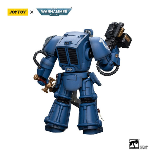Warhammer 40k Actionfigur 1/18 Ultramarines Terminator Squad Sergeant with Power Sword and Teleport Homer 12 cm Image 2