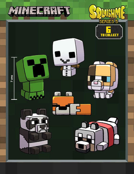 Minecraft Squishme Anti-Stress-Figuren 7 cm Serie 5 Display (16) Image