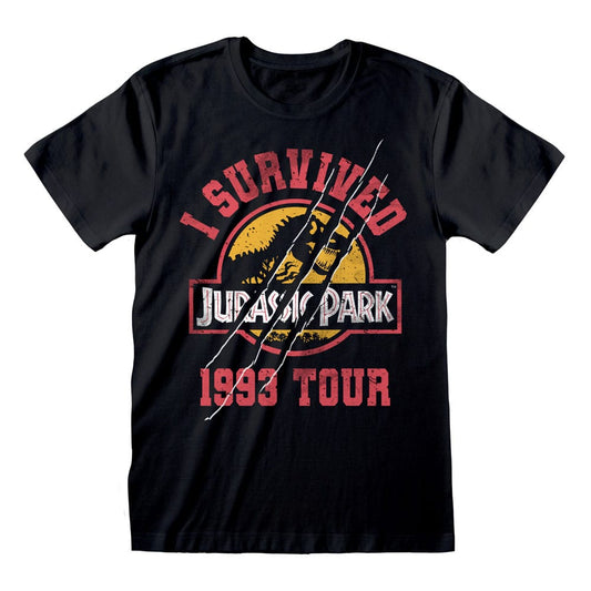 Jurassic Park T-Shirt I Survived 1993 Größe S Image
