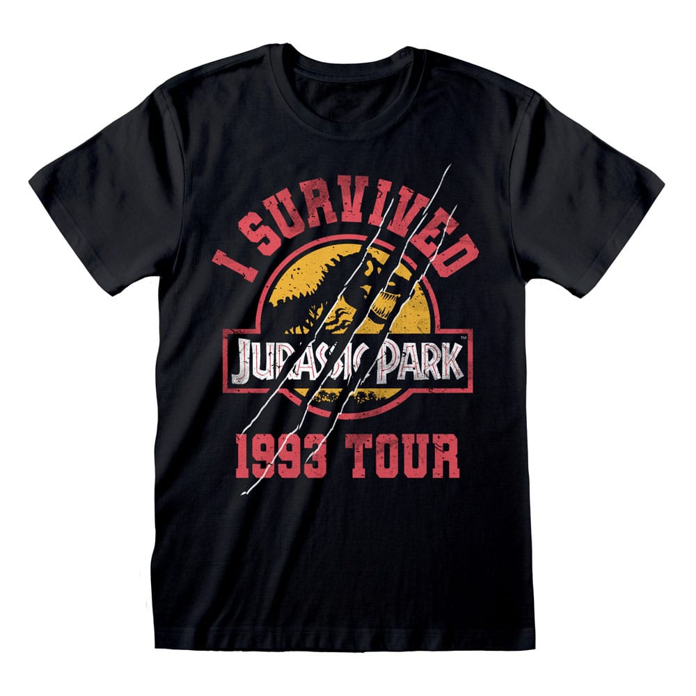 Jurassic Park T-Shirt I Survived 1993 Größe M Image
