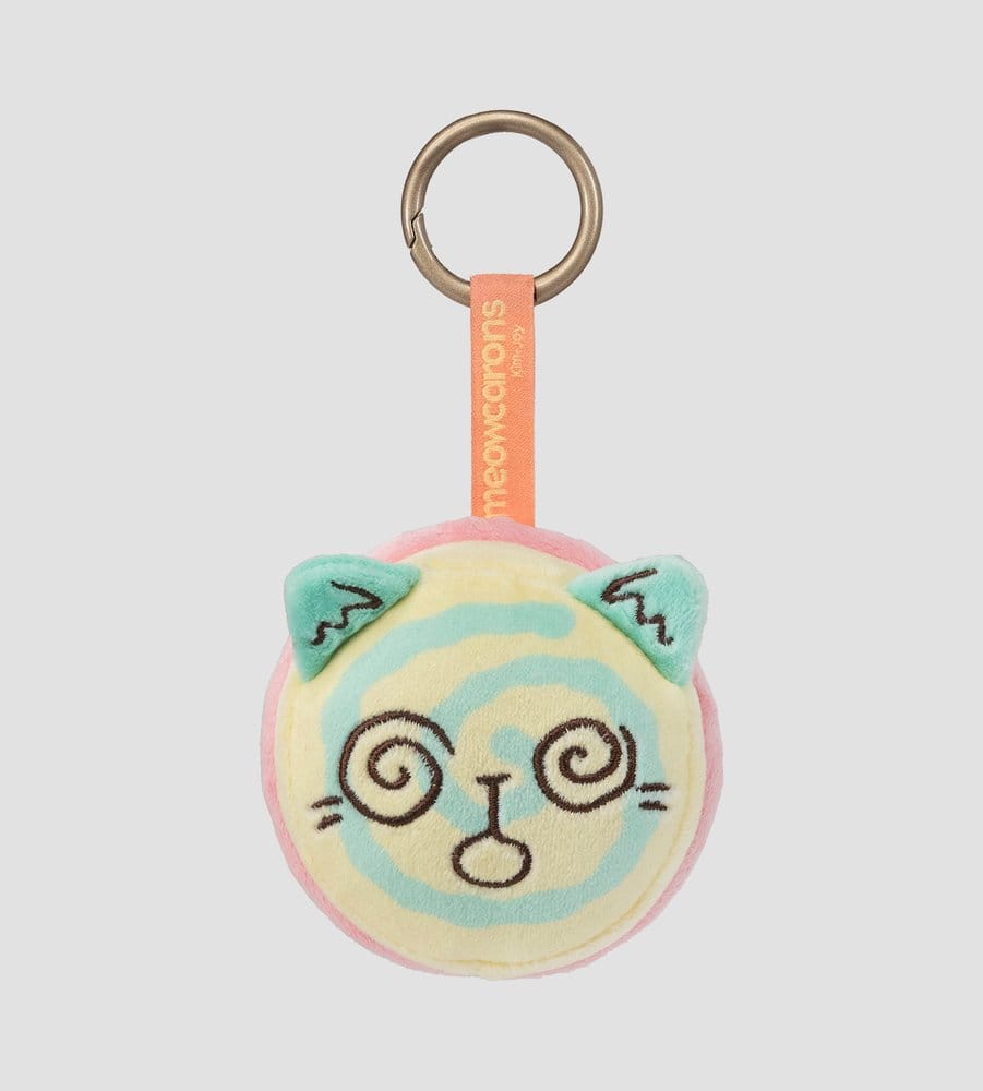 Meowcaron Plüsch Taschenanhänger Spiral 7 cm Image 1
