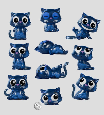 Cat Scans Minifiguren S1 6 cm Blind Box Display (9) Image 1