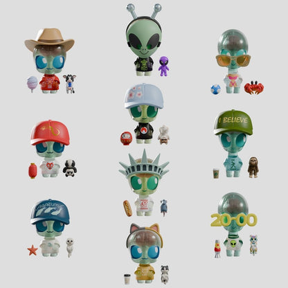 Abducted Minifiguren S1 9 cm Blind Box Display (9) Image 1