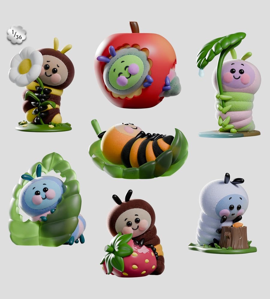 Wooly Bear and Friends Vinyl Minifiguren S1 13 cm Blind Box Display (6) Image 1