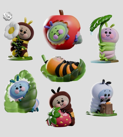 Wooly Bear and Friends Vinyl Minifiguren S1 13 cm Blind Box Display (6) Image 1