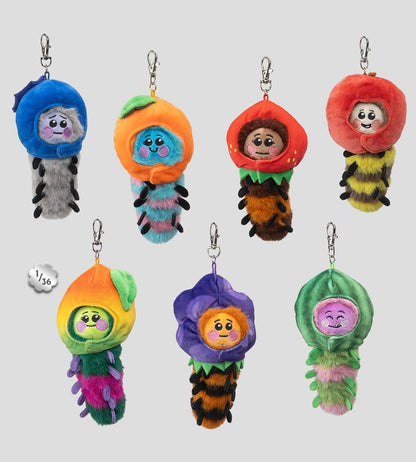 Wooly Bear and Friends Plüsch-Schlüsselanhänger S1 7 cm Blind Box Display (6) Image 1