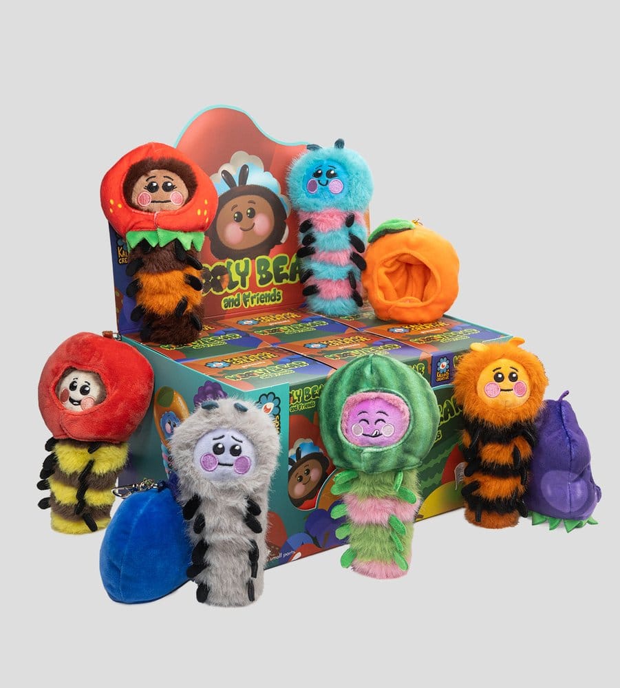 Wooly Bear and Friends Plüsch-Schlüsselanhänger S1 7 cm Blind Box Display (6) Image 10