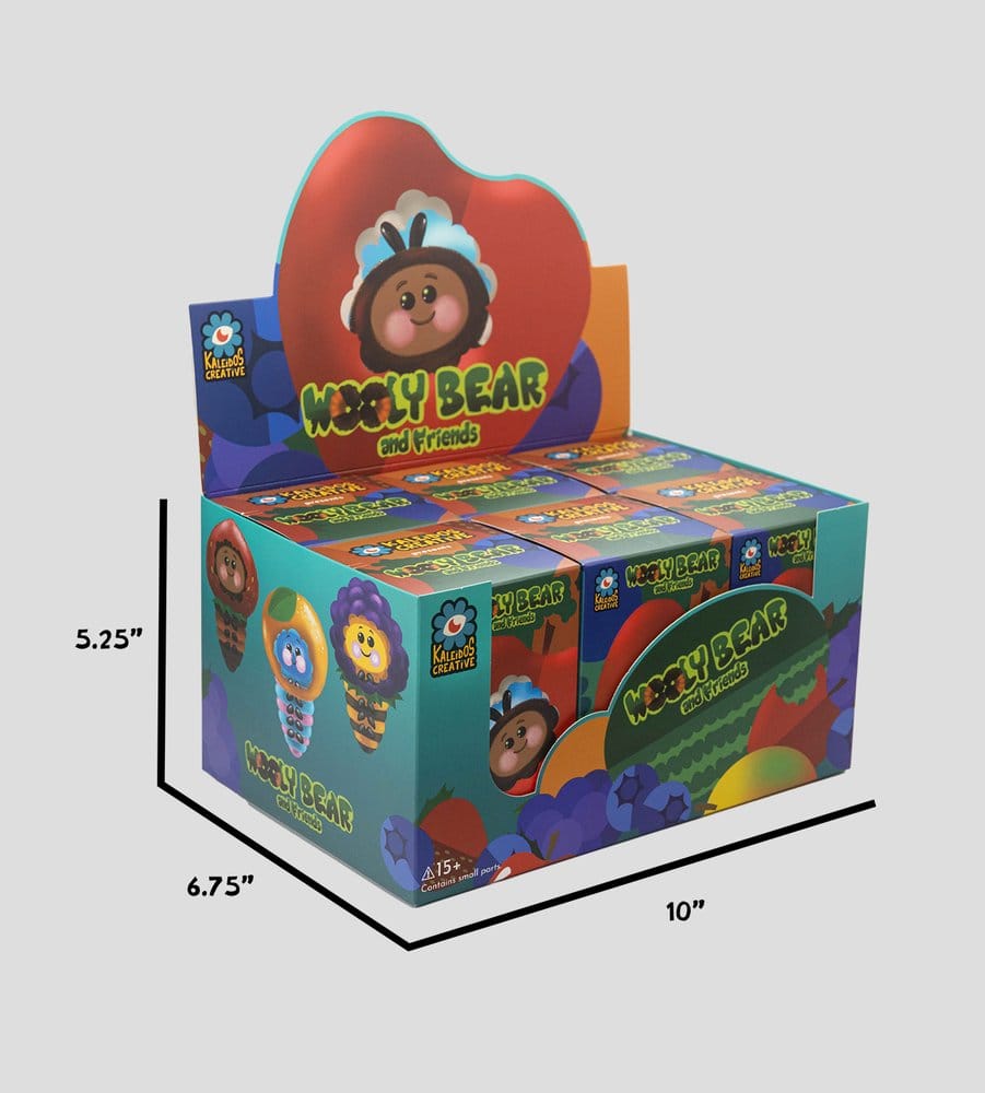 Wooly Bear and Friends Plüsch-Schlüsselanhänger S1 7 cm Blind Box Display (6) Image 11