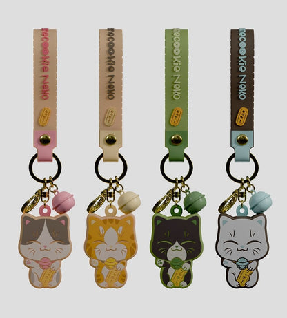 Manecookie Neko Silikon-Schlüsselanhänger S1 13 cm Blind Box Display (8) Image 1