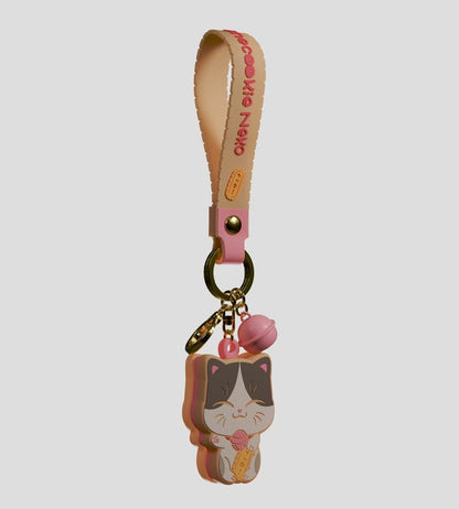 Manecookie Neko Silikon-Schlüsselanhänger S1 13 cm Blind Box Display (8) Image 2