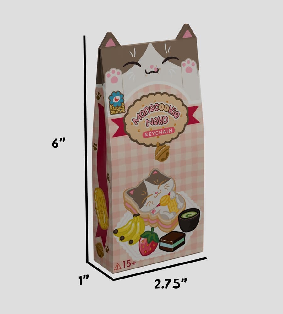 Manecookie Neko Silikon-Schlüsselanhänger S1 13 cm Blind Box Display (8) Image 6
