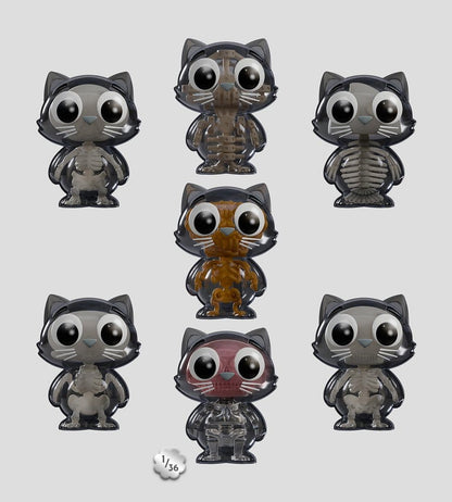 Cat Scans Minifiguren S2 Bare Bones 6 cm Blind Box Display (6) Image 1