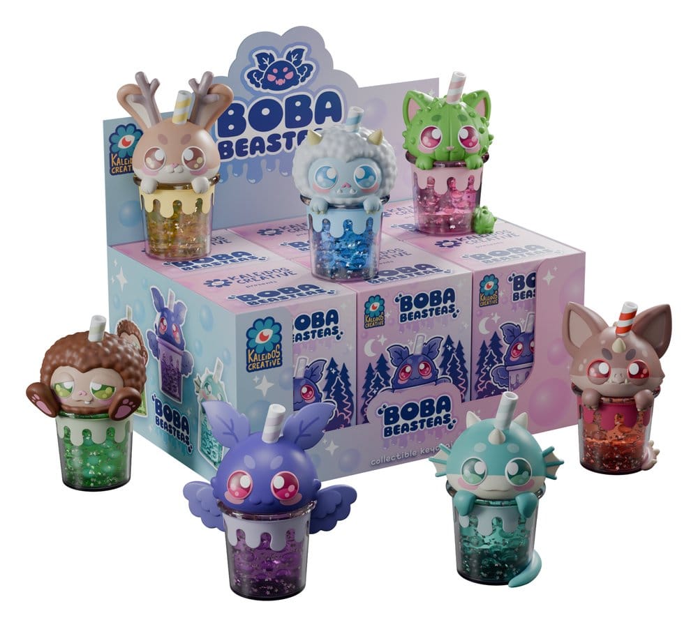 Boba Beasteas Schlüsselanhänger 8 cm Blind Box Display (8) Image 3