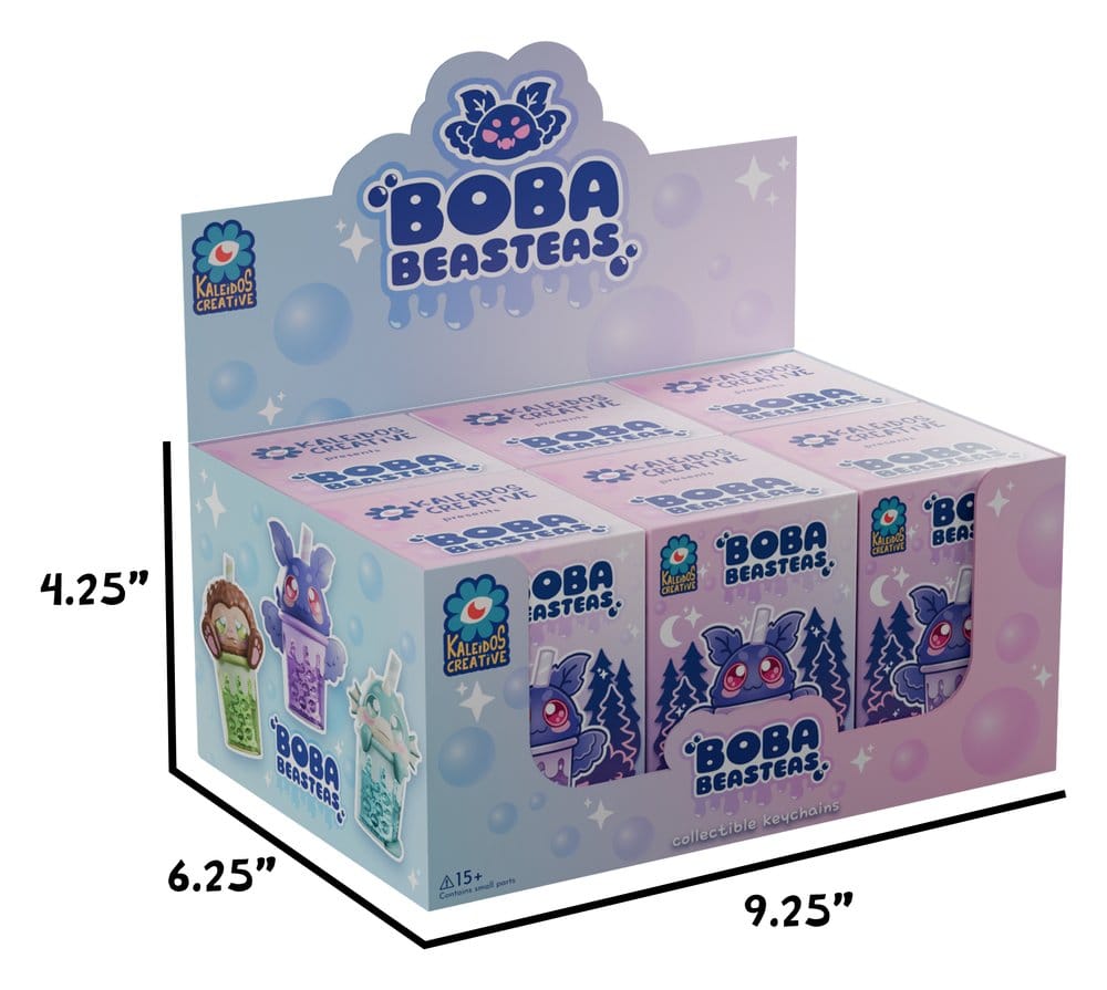 Boba Beasteas Schlüsselanhänger 8 cm Blind Box Display (8) Image 5