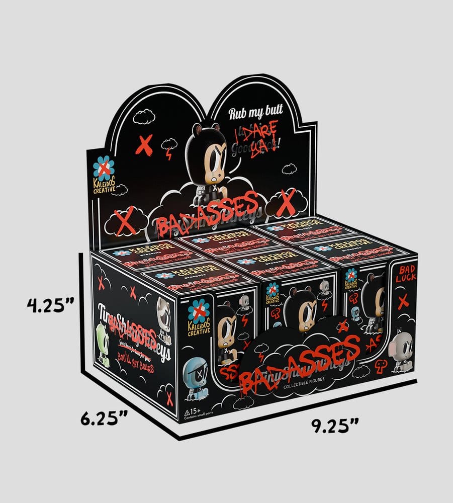Tiny Shiny Hiney Peakers Minifiguren S2 Badasses 7 cm Blind Box Display (6) Image 8