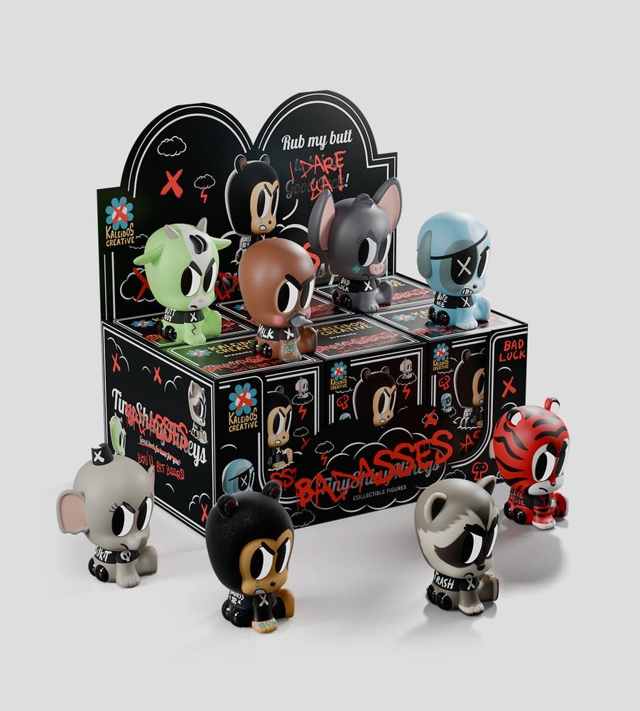 Tiny Shiny Hiney Peakers Minifiguren S2 Badasses 7 cm Blind Box Display (6) Image 9