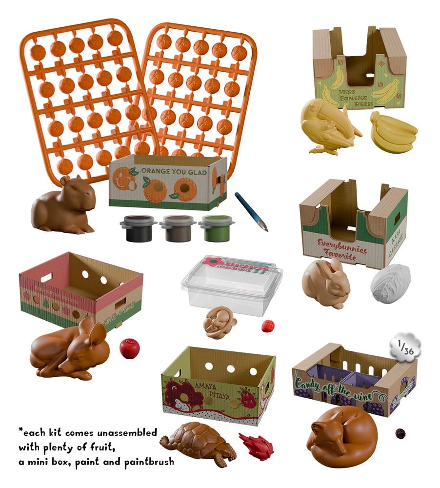 Fruit Box Stowaways DIY Bastelset Blind Box Display (6) Image 1