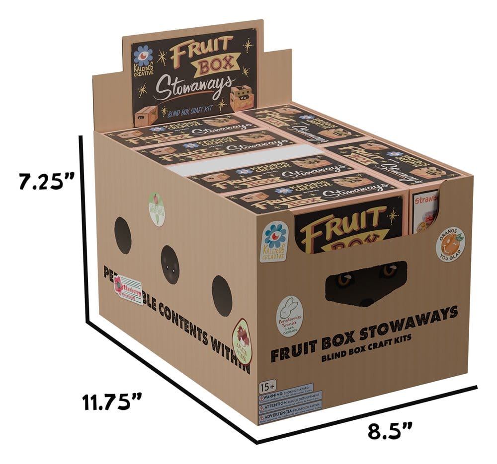 Fruit Box Stowaways DIY Bastelset Blind Box Display (6) Image 3