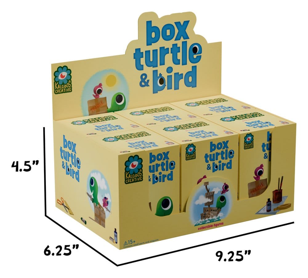 Box Turtle and Bird Minifiguren S1 9 cm Blind Box Display (6) Image 3