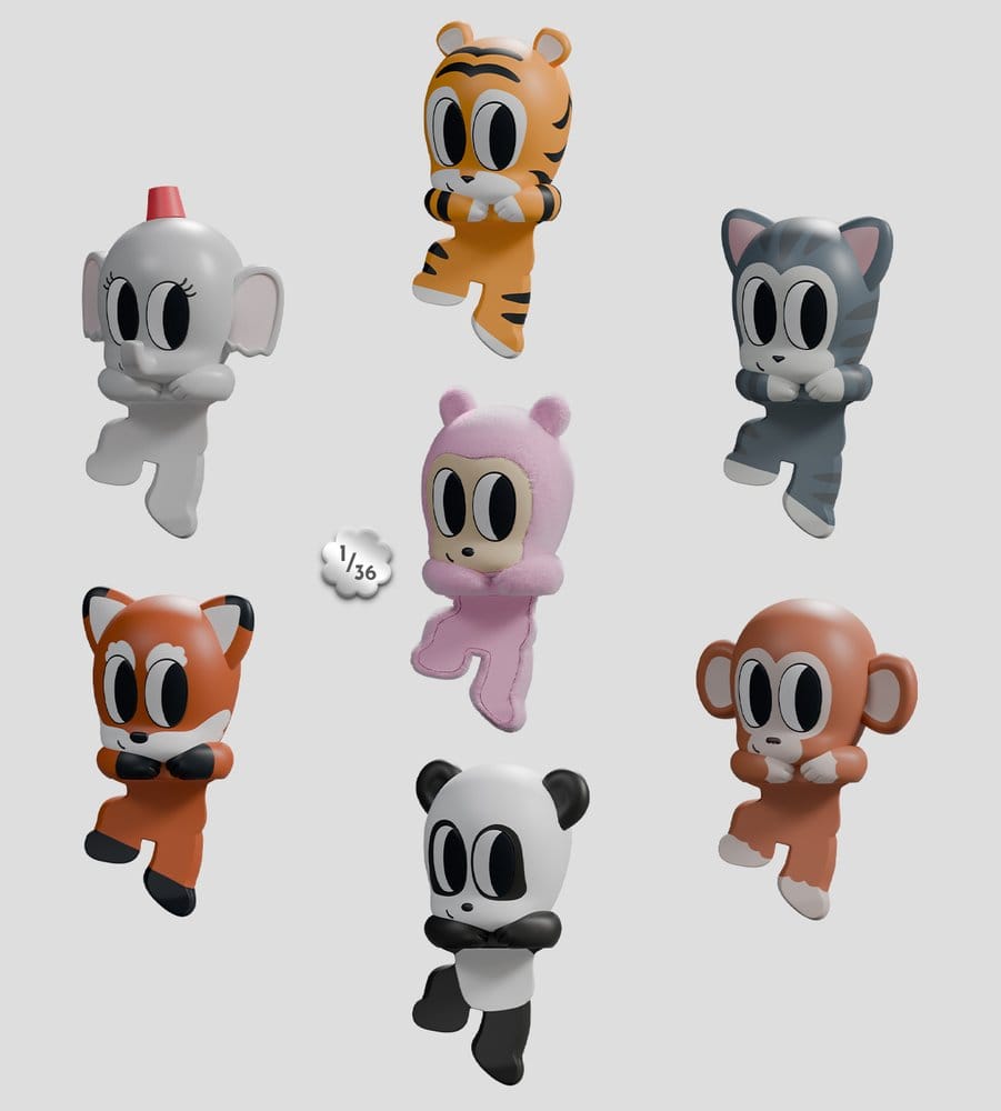 Tiny Shiny Hiney Peakers Minifiguren 6 cm Blind Box Display (6) Image 1