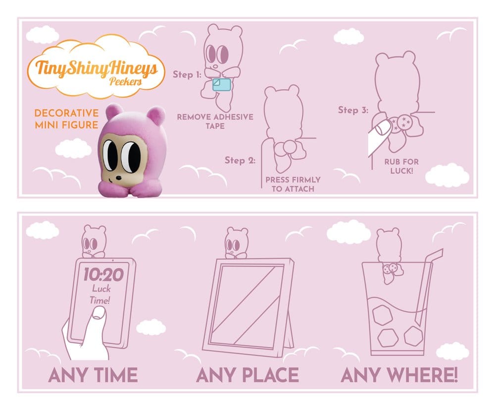 Tiny Shiny Hiney Peakers Minifiguren 6 cm Blind Box Display (6) Image 11