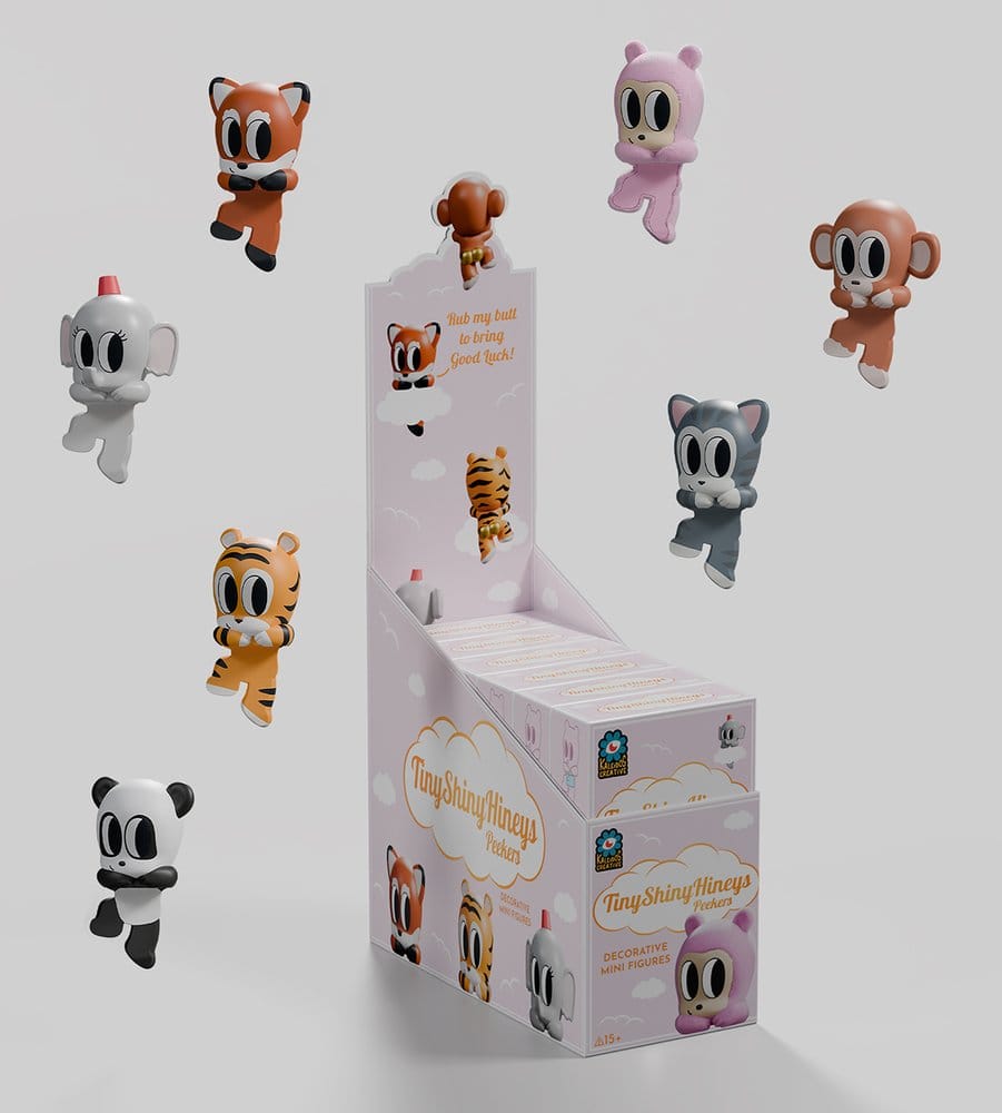 Tiny Shiny Hiney Peakers Minifiguren 6 cm Blind Box Display (6) Image 12