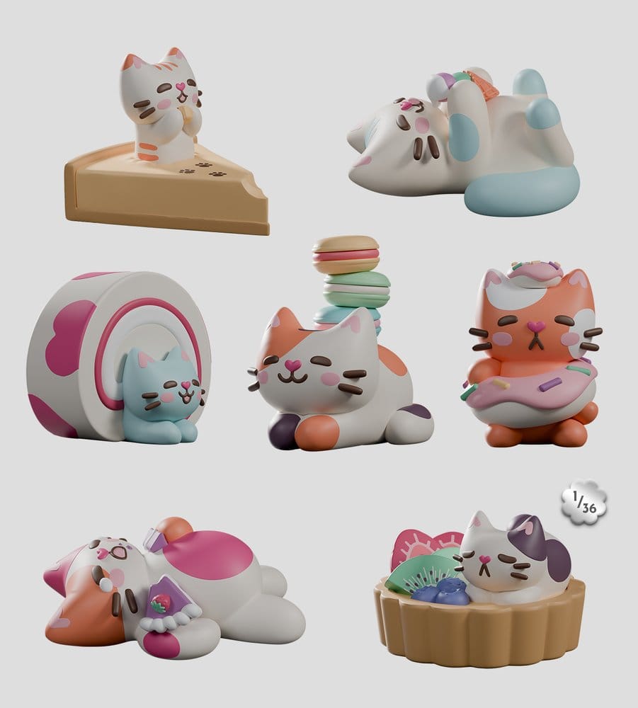 Bake Me a Cat Minifiguren S1 7 cm Blind Box Display (6) Image 1