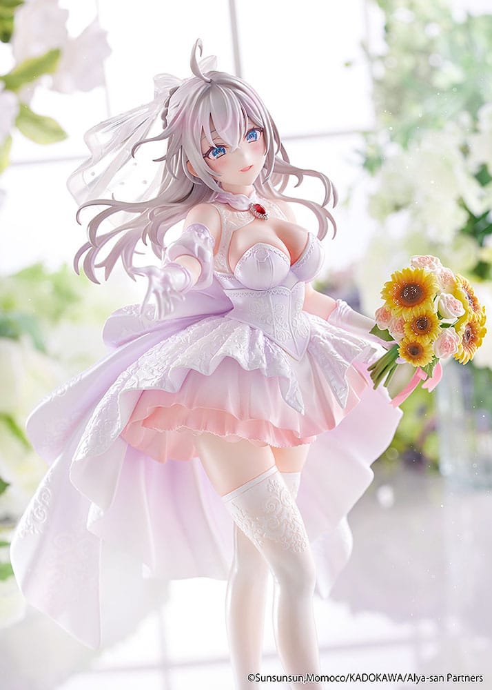 Alya Sometimes Hides Her Feelings in Russian Statue 1/7 Alisa Mikhailovna Kujou Wedding Dress Ver. 24 cm Image 4