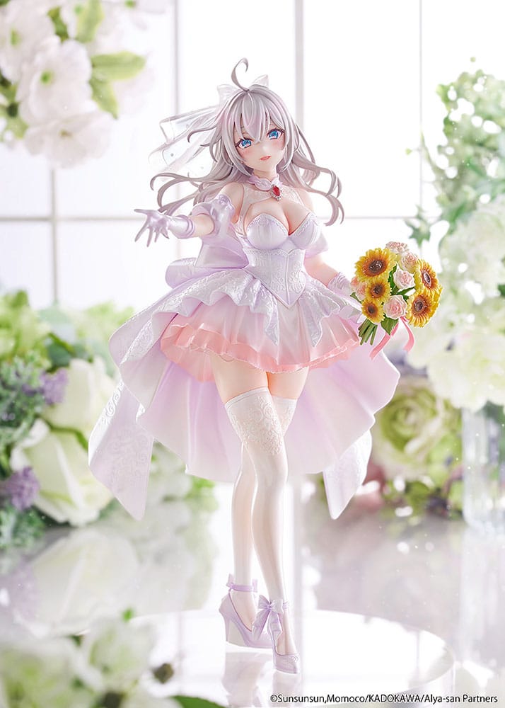 Alya Sometimes Hides Her Feelings in Russian Statue 1/7 Alisa Mikhailovna Kujou Wedding Dress Ver. 24 cm Image 5