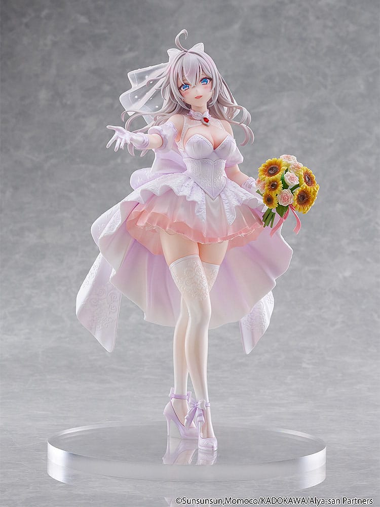 Alya Sometimes Hides Her Feelings in Russian Statue 1/7 Alisa Mikhailovna Kujou Wedding Dress Ver. 24 cm Image 6