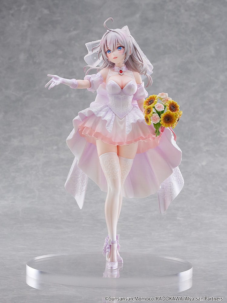 Alya Sometimes Hides Her Feelings in Russian Statue 1/7 Alisa Mikhailovna Kujou Wedding Dress Ver. 24 cm Image 7