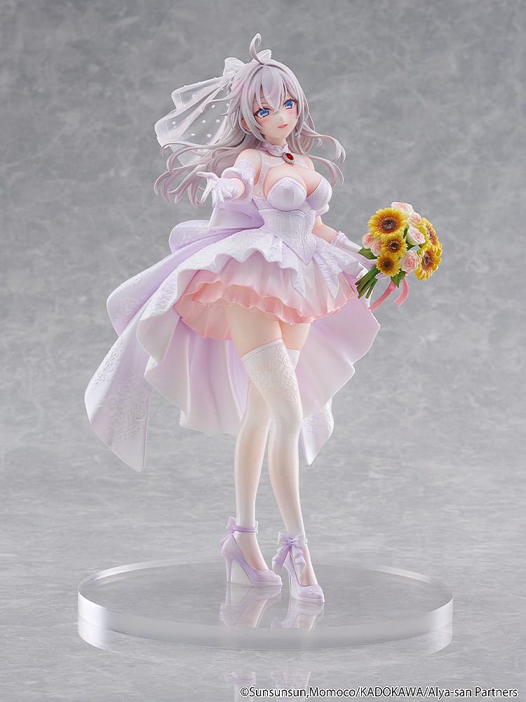 Alya Sometimes Hides Her Feelings in Russian Statue 1/7 Alisa Mikhailovna Kujou Wedding Dress Ver. 24 cm Image 9