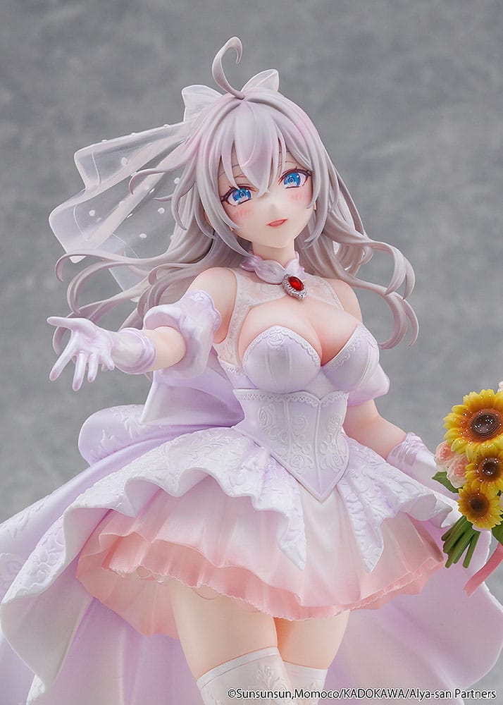 Alya Sometimes Hides Her Feelings in Russian Statue 1/7 Alisa Mikhailovna Kujou Wedding Dress Ver. 24 cm Image 10