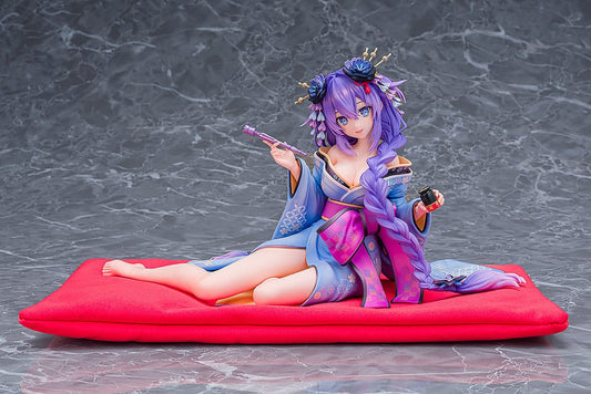 Neptunia x Senran Kagura Statue 1/7 Purple Heart Kimono Ver. 13 cm Image 2