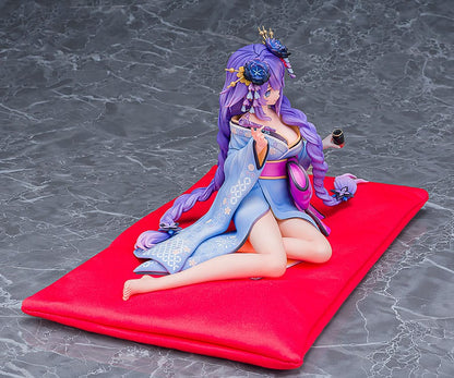 Neptunia x Senran Kagura Statue 1/7 Purple Heart Kimono Ver. 13 cm Image 3