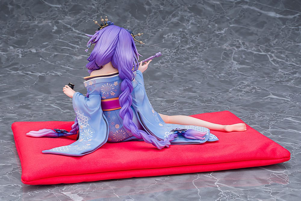 Neptunia x Senran Kagura Statue 1/7 Purple Heart Kimono Ver. 13 cm Image 4