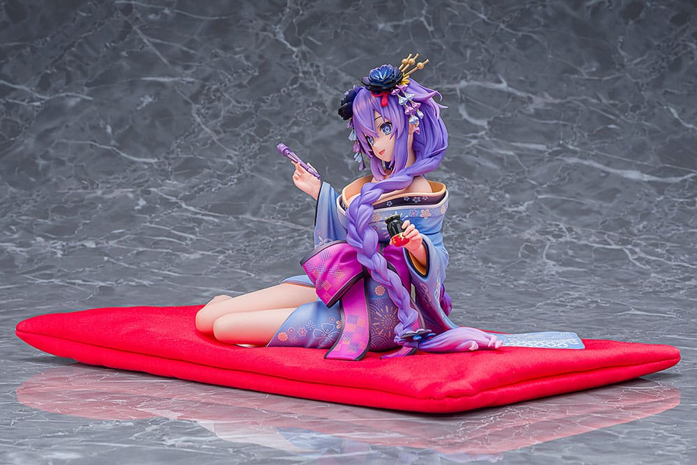 Neptunia x Senran Kagura Statue 1/7 Purple Heart Kimono Ver. 13 cm Image 5