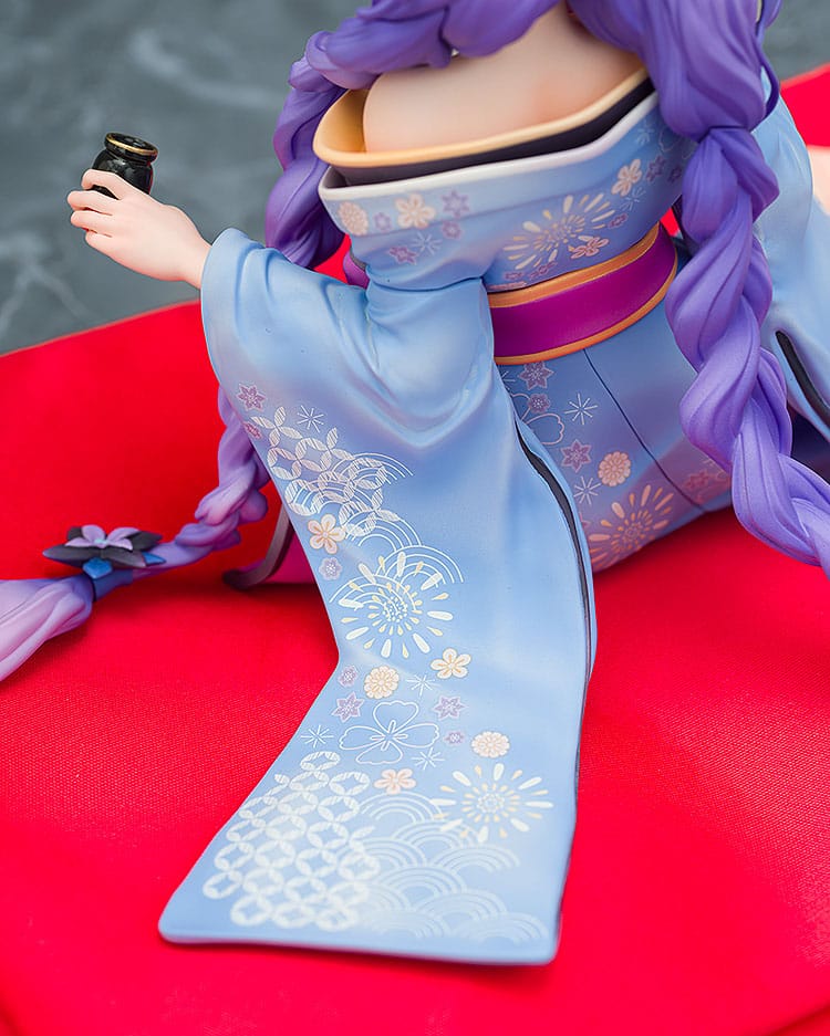 Neptunia x Senran Kagura Statue 1/7 Purple Heart Kimono Ver. 13 cm Image 8