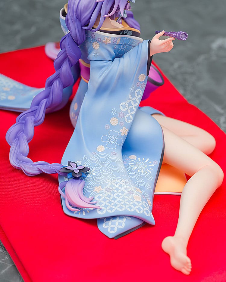 Neptunia x Senran Kagura Statue 1/7 Purple Heart Kimono Ver. 13 cm Image 9