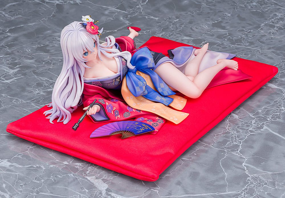 Neptunia x Senran Kagura Statue 1/7 Black Heart Kimono Ver. 10 cm Image 3