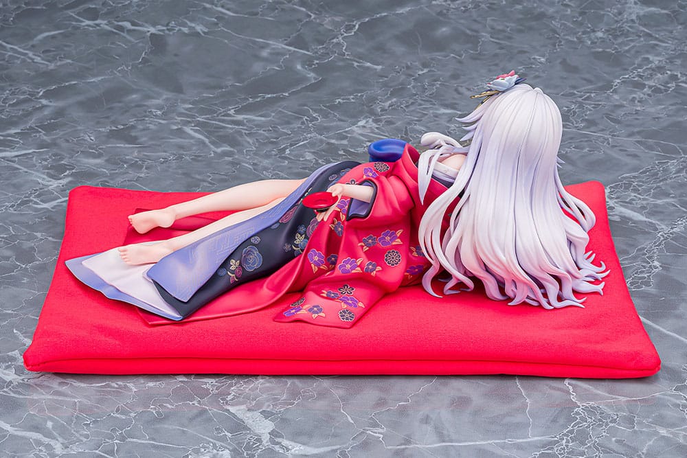 Neptunia x Senran Kagura Statue 1/7 Black Heart Kimono Ver. 10 cm Image 4