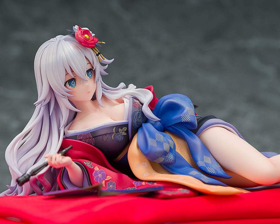 Neptunia x Senran Kagura Statue 1/7 Black Heart Kimono Ver. 10 cm Image 8