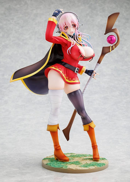 Super Sonico x Konosuba PVC Statue 1/7 Super Sonico Megumin collaboration Ver. 25 cm Image 11