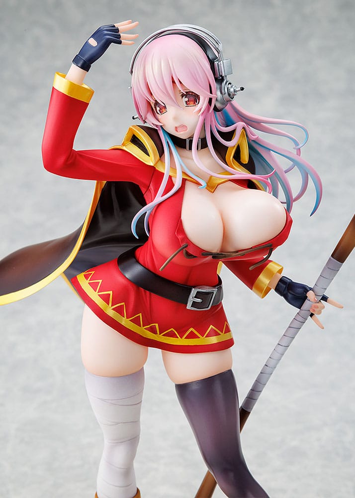 Super Sonico x Konosuba PVC Statue 1/7 Super Sonico Megumin collaboration Ver. 25 cm Image 13