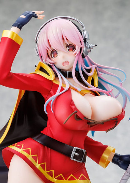 Super Sonico x Konosuba PVC Statue 1/7 Super Sonico Megumin collaboration Ver. 25 cm Image 14